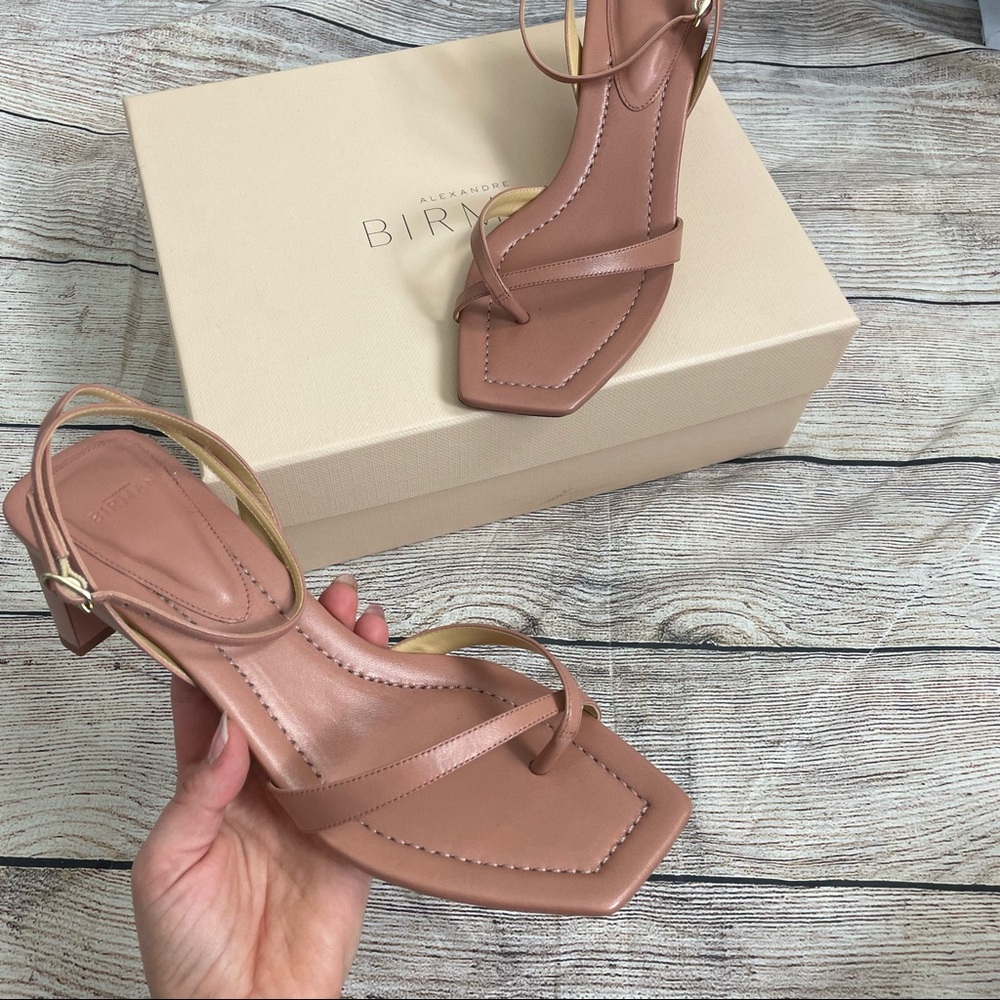 NIB Alexandre Birman Antique Nelly Square Toe Sandals - Picture 4 of 10